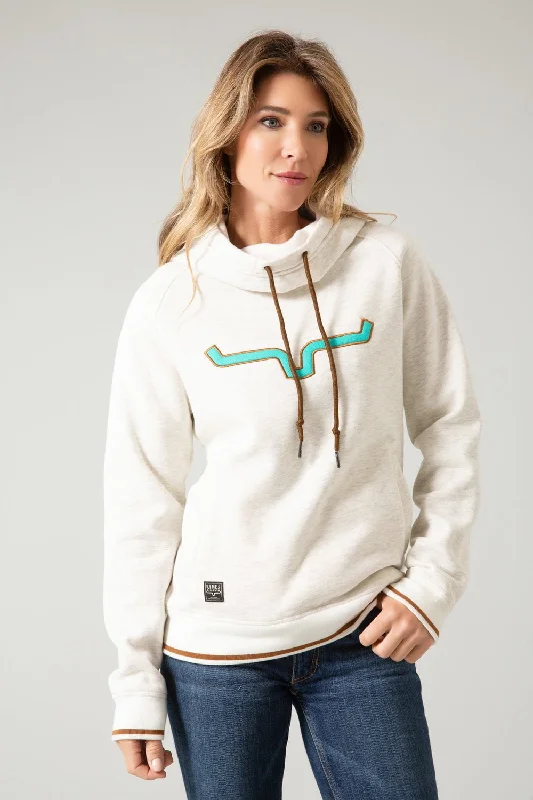 Effortless Chic for Women Kimes Ranch Womens Two Scoops Oatmeal Cotton Blend Hoodie