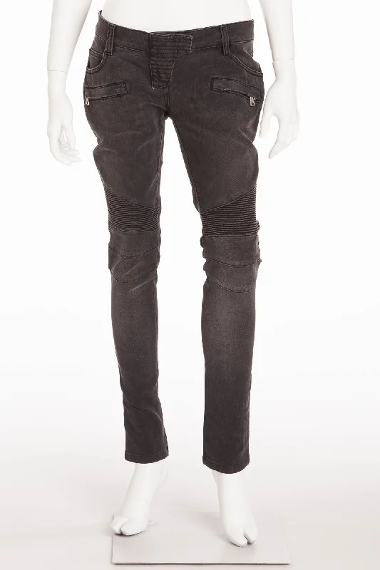 Timeless Women's Clothing Balmain - Black Denim Jeans - FR 40