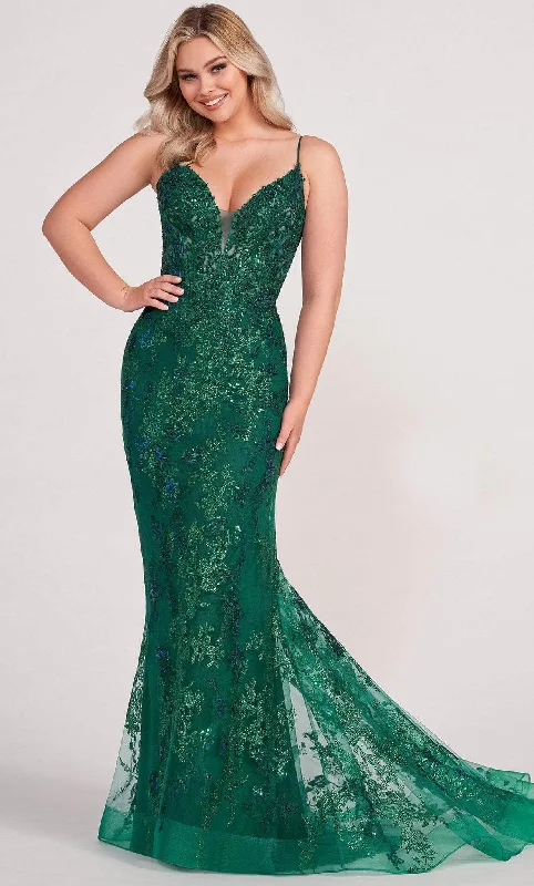 Early Bird Offer Ellie Wilde EW34061 - Embellished Lace Trumpet Gown