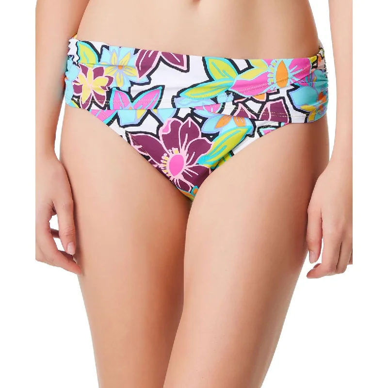 Women's Chic Outfit Womens Floral Print Hipster Swim Bottom Separates