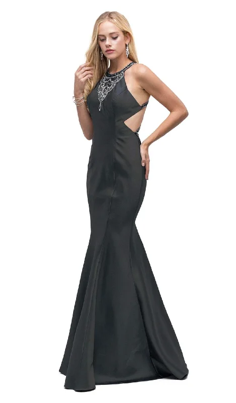 Unique Women's Fashion Pieces Dancing Queen 9906 - Sleeveless Mermaid Prom Gown