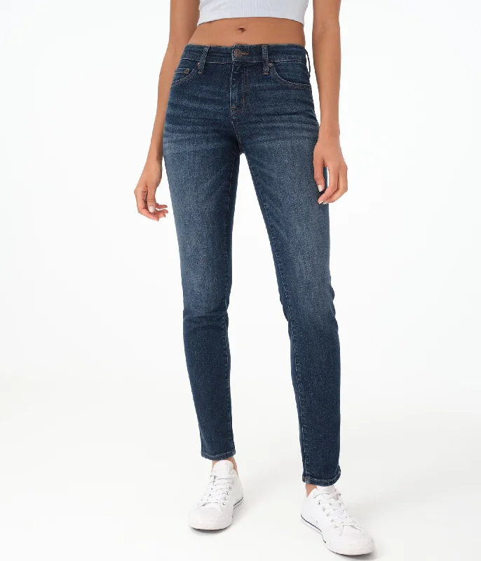 Chic Women's Clothing Online Aeropostale Women's Premium Seriously Stretchy Mid-Rise Skinny Jean***