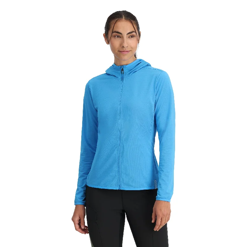 Women's Versatile Apparel Womens Gridweb Hoodie - Aether Blue