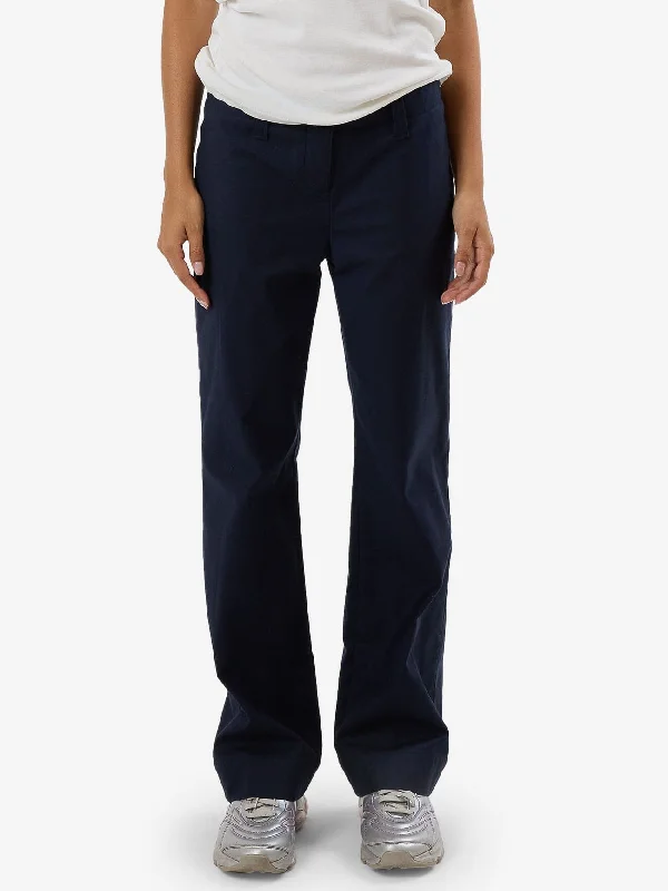 Women's Night-Out Clothes Brit Cotton Sateen Pant - Oxford Blue