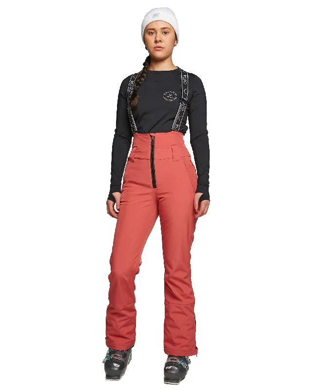 Trendy Outfits For Ladies SOFTSHELL HIGH RISE PANT - MINERAL RED