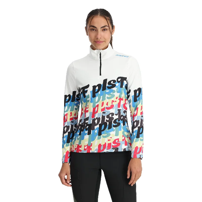 Women's Functional Outdoor Garments Womens Vivid Half Zip - White