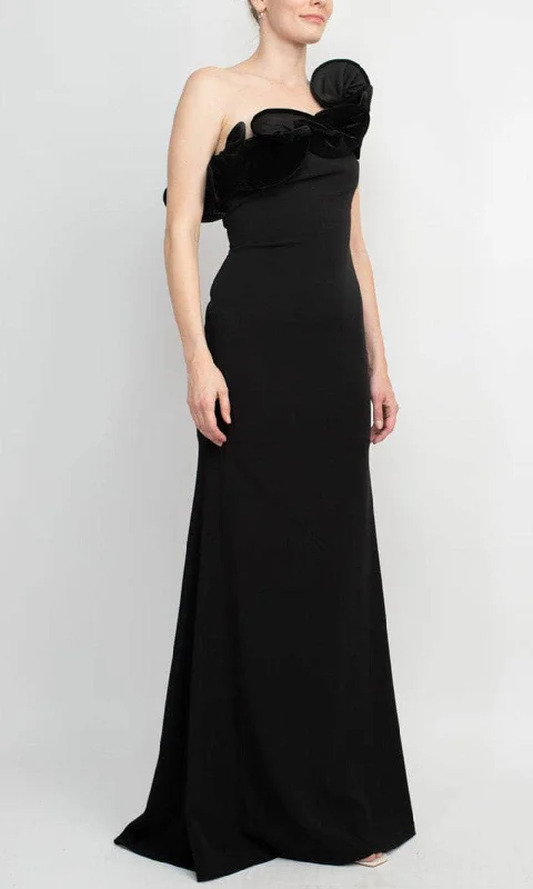 Charming Women's Clothes For Special Events Alberto Makali 185401 - Asymmetric Gown