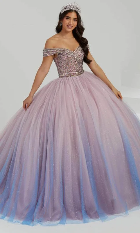 Comfortable Outfit For Women Fiesta Gowns 56475 - Ombre-Designed Ballgown