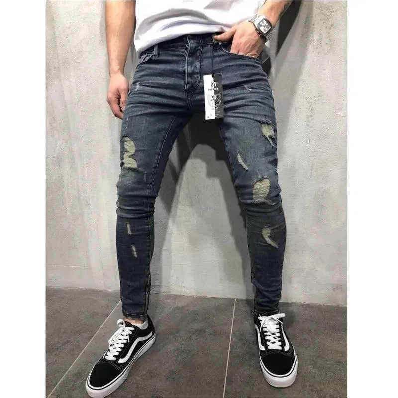 Trendy Women's Outfits for Casual Wear Hip Hop Jeans Pants For Men