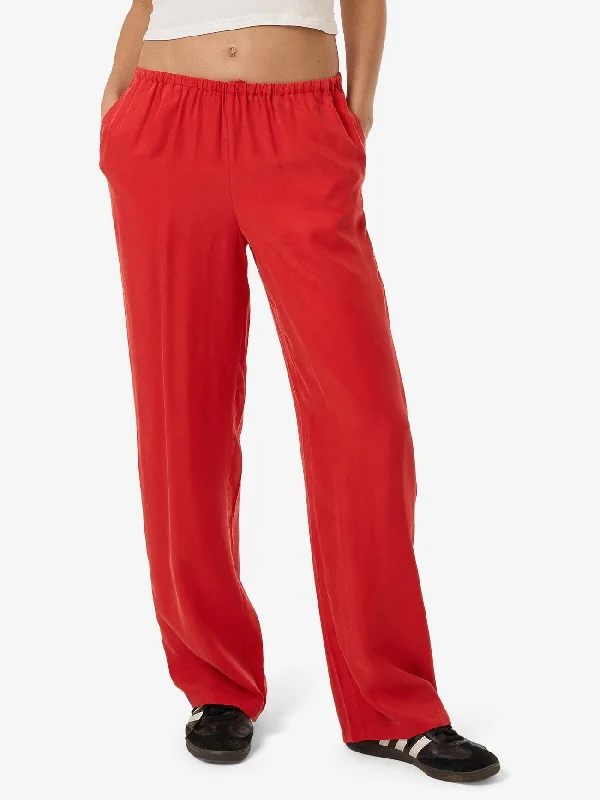 Sustainable Women's Apparel Scarlet Pant - Flame Red