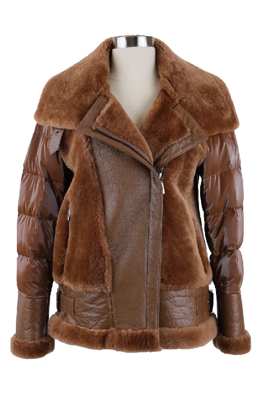 Clothes For Women Mele Shearling Down Jacket