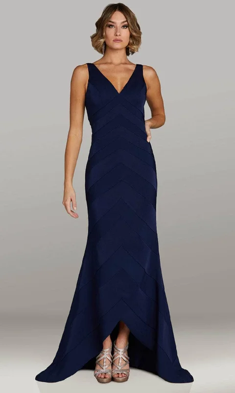 Best Boutiques Online Gia Franco 12424 - Sleeveless High Low Evening Gown