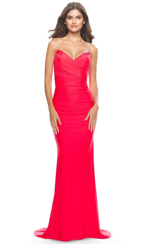 Latest Fashion for Women La Femme - Ruched Gown 31222SC