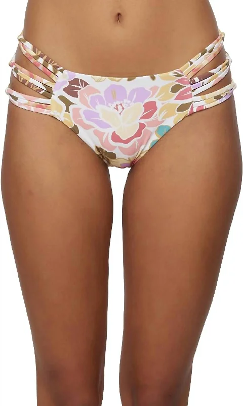 Chic Women's Clothing Meadow Floral Boulders Bottom In Multicolor