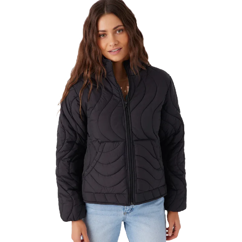 Women's Party Outfit Women's Eden Nylon Wave Quilted Zip Jacket