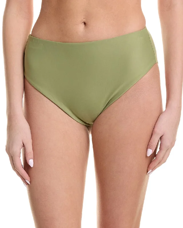 Women's Outerwear Attire ViX Solid Bela Hot Pant Full Bikini Bottom