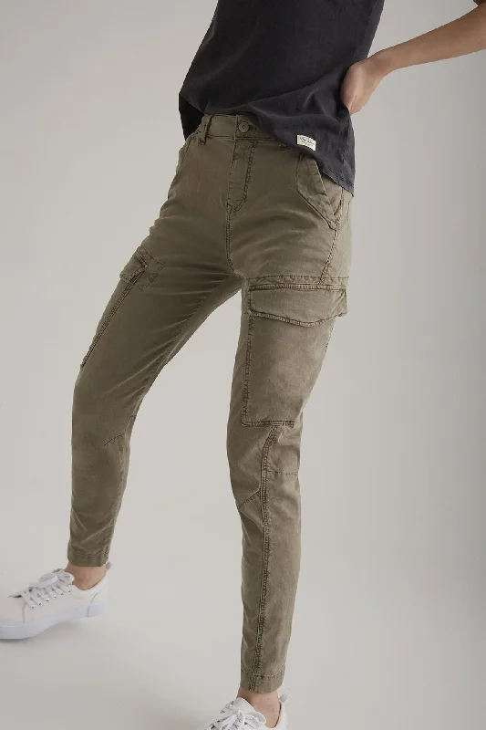 Summer Sale Angel High Waist Cargo Pants Khaki