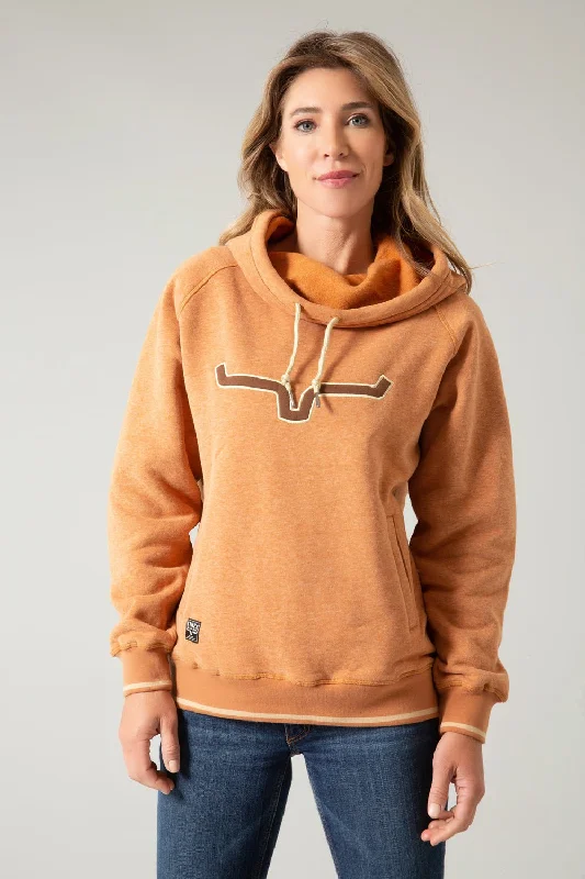 Everyday Women's Fashion Trends Kimes Ranch Womens Two Scoops Rusty Heather Cotton Blend Hoodie