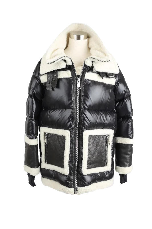 Trendy Boutiques Online Heavy Down Shearling Jacket