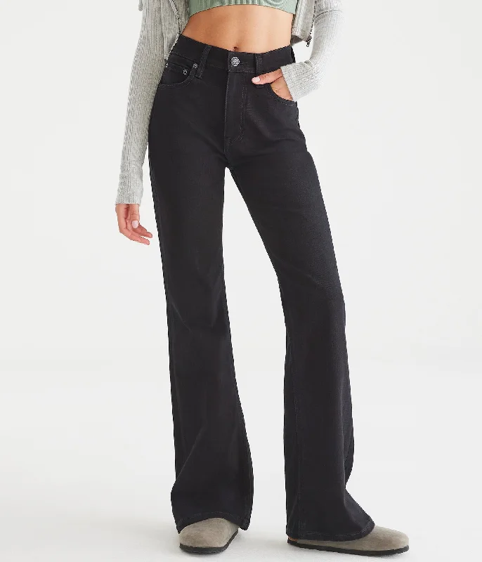 Workwear Fashion for Women Aeropostale Flare High-Rise Jean