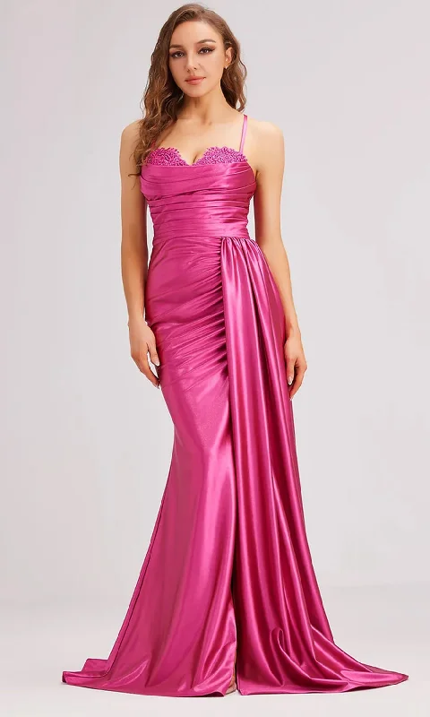 Women's Outdoor Activity Garments J'Adore Dresses J23028 - Embellished Sweetheart Neck Prom Gown