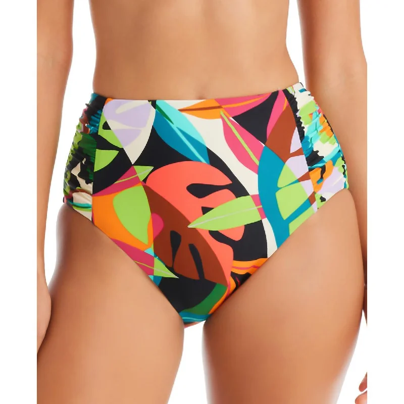 Comfortable Outfit For Women Womens High-Waist Printed Swim Bottom Separates