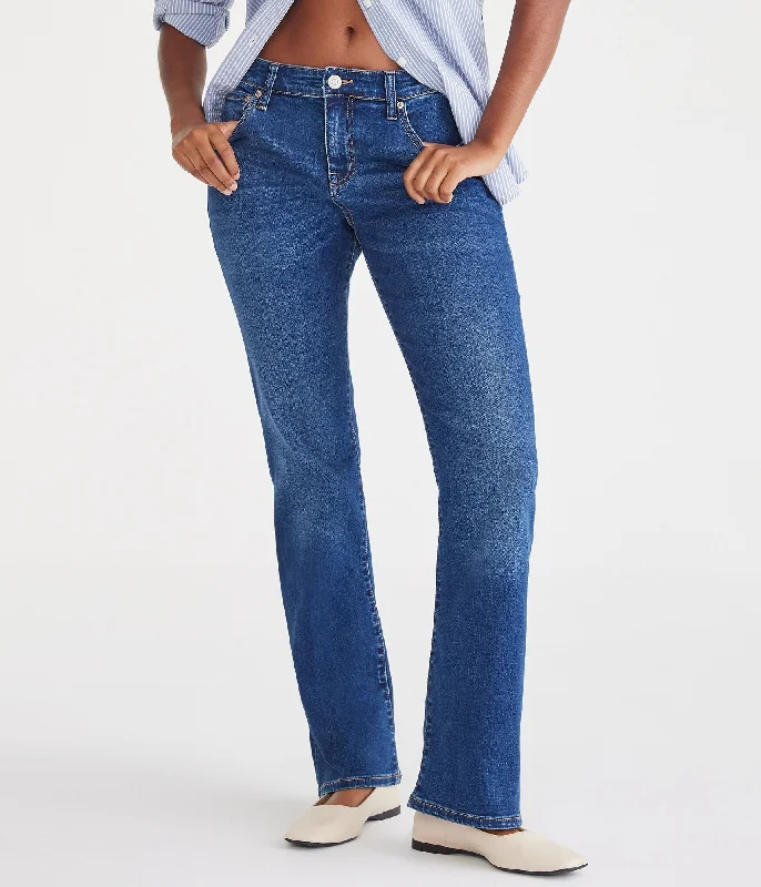 Affordable Women's Fashion Aeropostale Curvy Mid-Rise Bootcut Jean