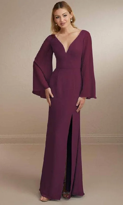 New Arrival Discounts Christina Wu Celebration 22164 - Plunging Neck Sheath Gown