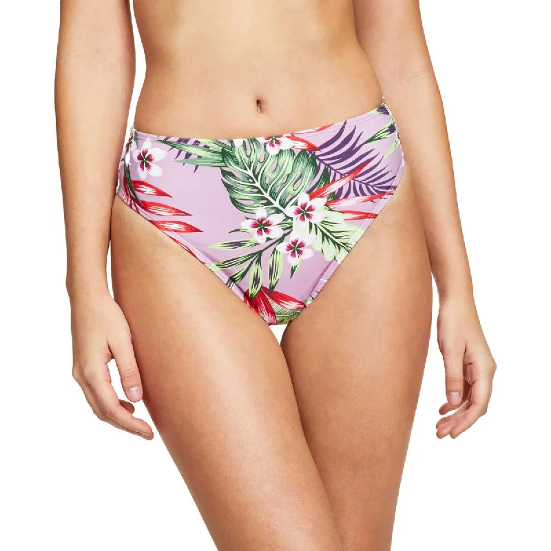 Fashionable Women's Wardrobe Womens High-Waist Floral Swim Bottom Separates