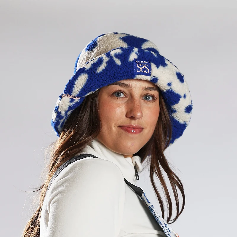 Women's Outfit Unisex Society Fleece Bucket Hat - Society Electric Blue