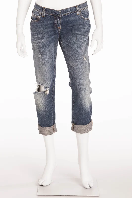 Best Online Clothing Boutiques Balmain - Dark Wash Boyfriend Jeans - FR 40