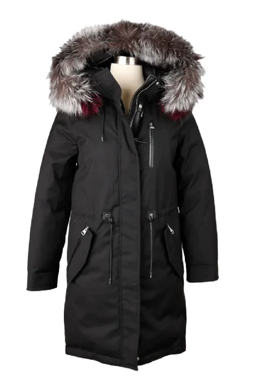 Stylish Women's Apparel Fur Hooded Down Parka