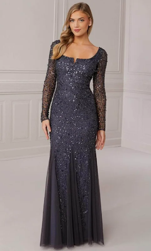 Clearance Sale Online Adrianna Papell Platinum 40420 - Sequined Gown