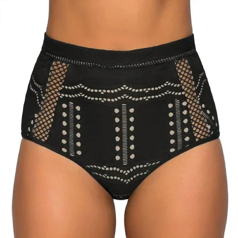 Formal Garments For Women Impressions High Waist Bottom In Black