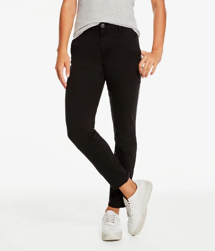 Women's Casual Dresses Aeropostale Womens Slim High-Rise Twill Pants