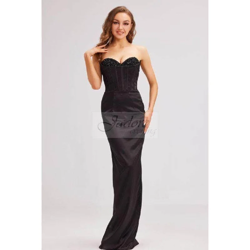 Women's Activewear Garments J'Adore Dresses J23011 - Strapless Corset Gown