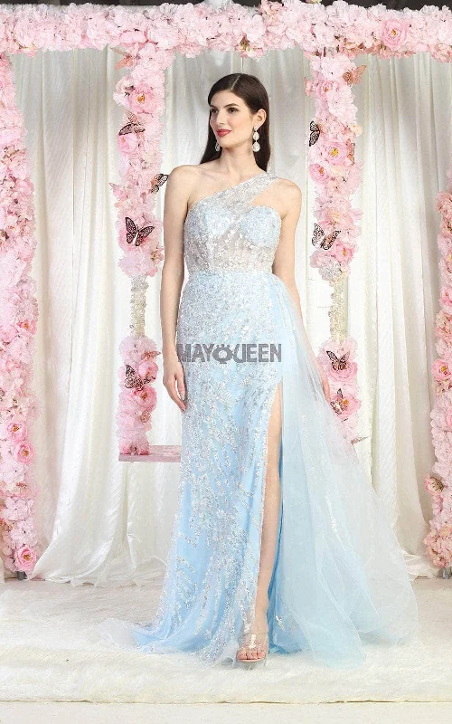 Women's Clothing For Work May Queen RQ8026 - Beaded Lace Gown