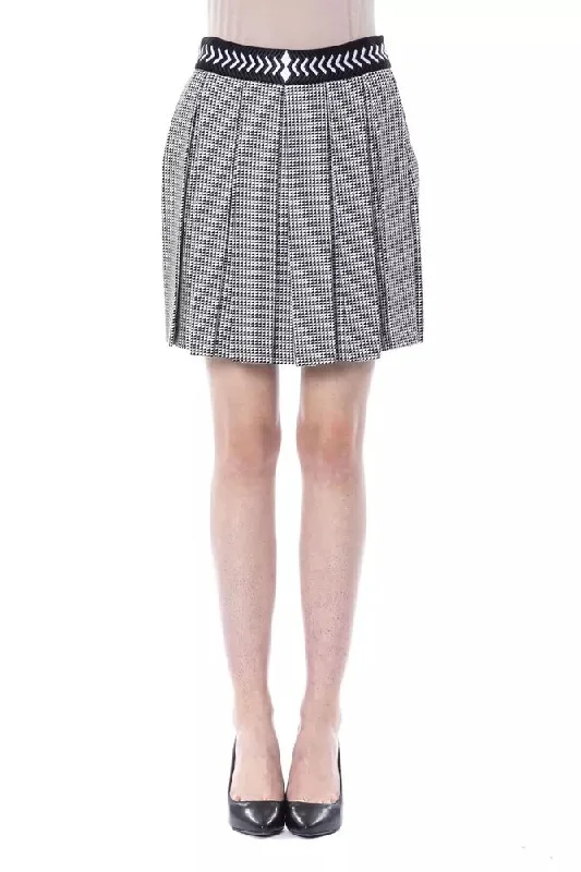 Timeless Women's Clothes BYBLOS Chic Monochrome Tulip Women's Skirt