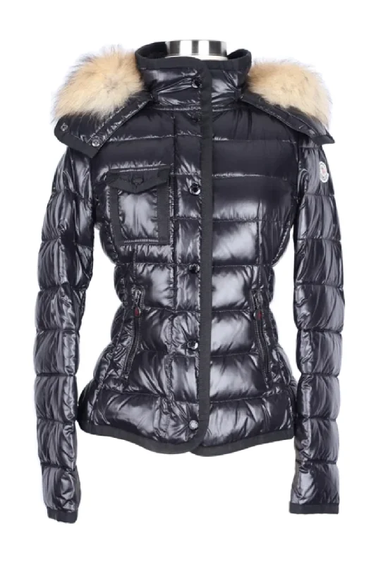 Women's Fashionable Clothing Sets Armoise Fur Hood Puffer Jacket