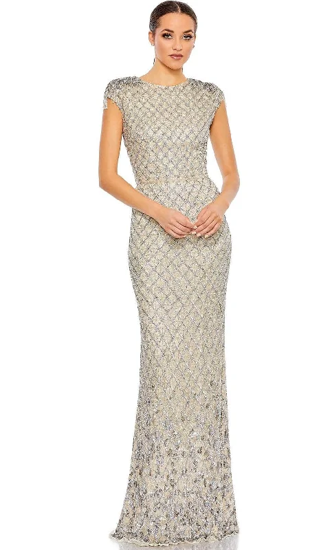 Comfortable Lounge Clothing Mac Duggal 5642 - Lattice Evening Gown