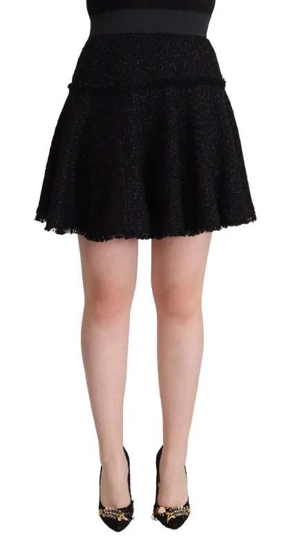 Women's Comfortable Lounge Garments Dolce & Gabbana Elegant Knitted A-Line Mini Women's Skirt