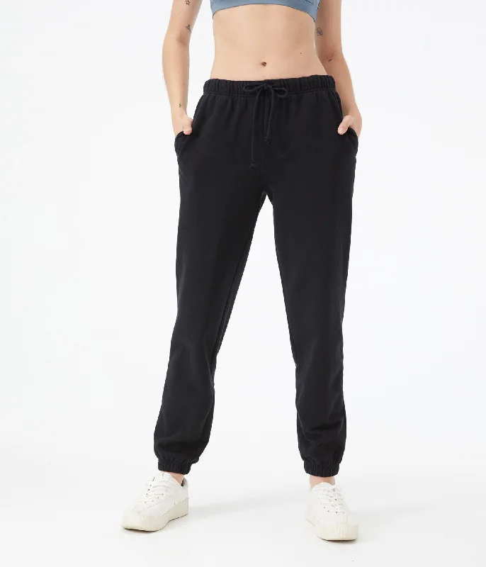 Clothes Women Aeropostale Women's Slouchy High-Rise Cinched Sweatpants