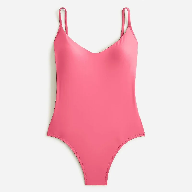 Women's Transitional Apparel Scoopneck One Piece Swimsuit In Pink