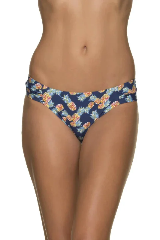 Elegant Women's Attire Tab Side Hipster In Pineapple Paradise