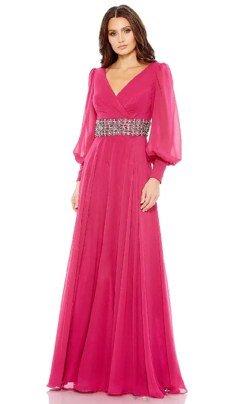 Women's Transitional Garments Mac Duggal 79390 - Faux Wrap Bodice Gown