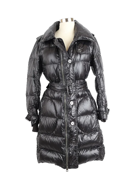 Woman Clothing Glossy Down Parka Coat