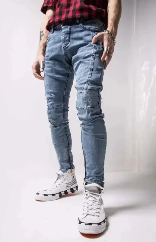 Winter Wardrobe Clearance Ankle Zipper Streetstyle Jeans