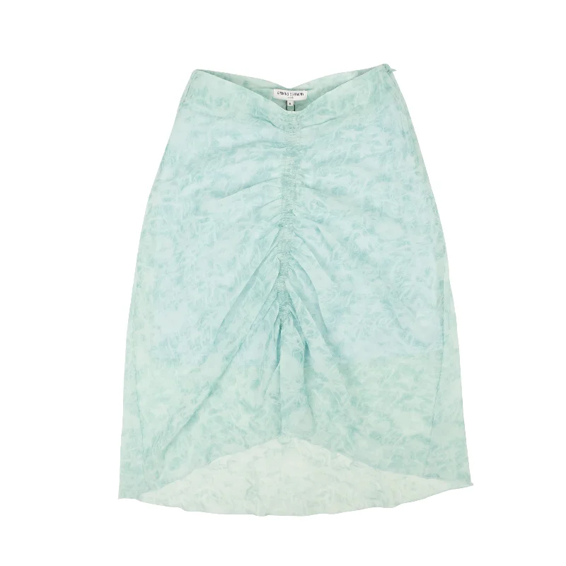 Fashionable Women's Clothing Opening Ceremony Crinkle Skirt - Blue