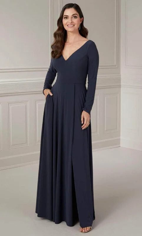 Women's Relaxed Outfit Christina Wu Elegance 17127 - Long Sleeve Evening Gown