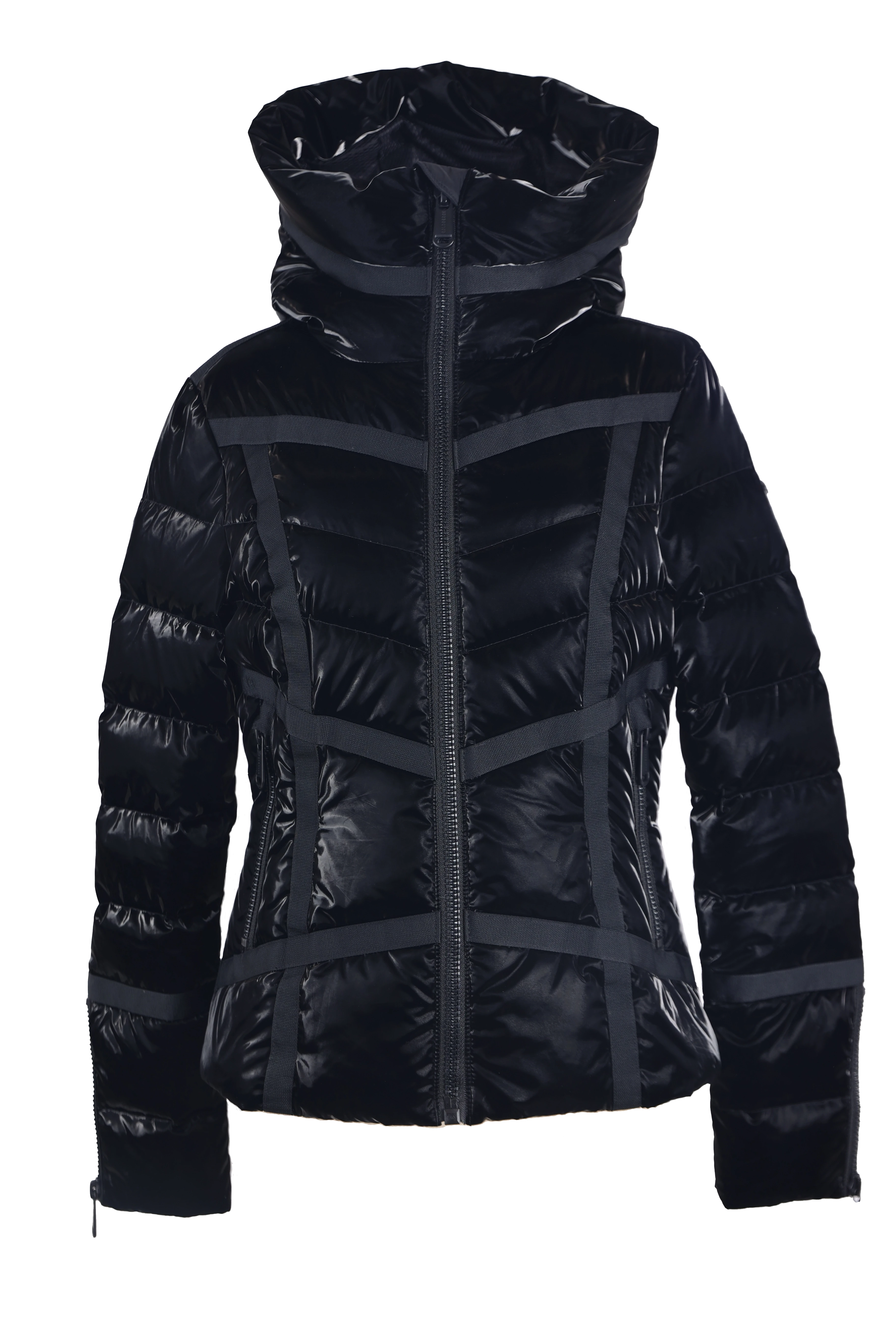 Extreme Clearance Deals Shiny Quilted Down Ski Jacket